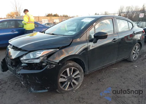 2021 Nissan Versa Sv Xtronic Cvt from USA, damaged, VIN 3N1CN8EV1ML867761